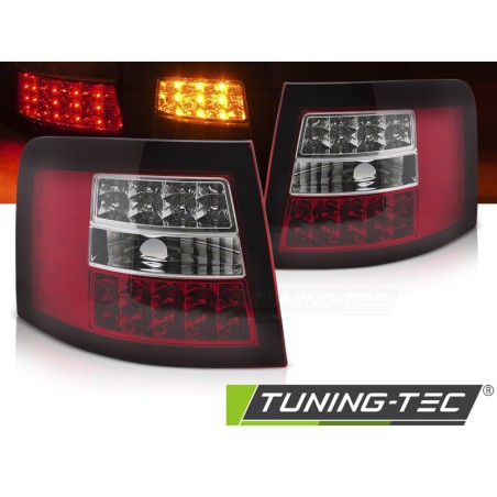 LED TAIL LIGHTS RED WHITE fits AUDI A6 05.97-05.04 AVANT