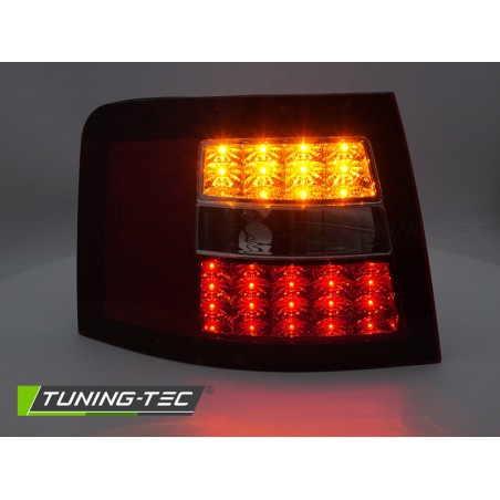 LED TAIL LIGHTS RED WHITE fits AUDI A6 05.97-05.04 AVANT