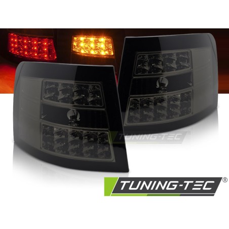 LED TAIL LIGHTS SMOKE fits AUDI A6 05.97-05.04 AVANT