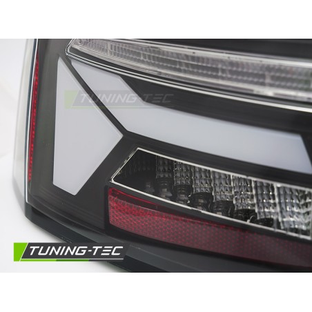 LED BAR TAIL LIGHTS BLACK SEQ fits AUDI A5 11-16