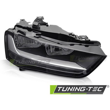 HEADLIGHT BLACK RIGHT SIDE TYC fits AUDI A4 B8 12-15