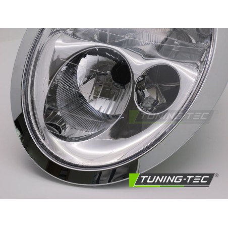 HEADLIGHT CHROME LEFT SIDE TYC fits MINI COOPER R50 R53 01-04