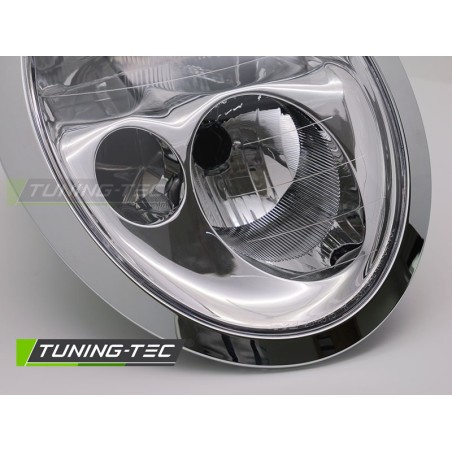 HEADLIGHT CHROME RIGHT SIDE TYC fits MINI COOPER R50 R53 01-04