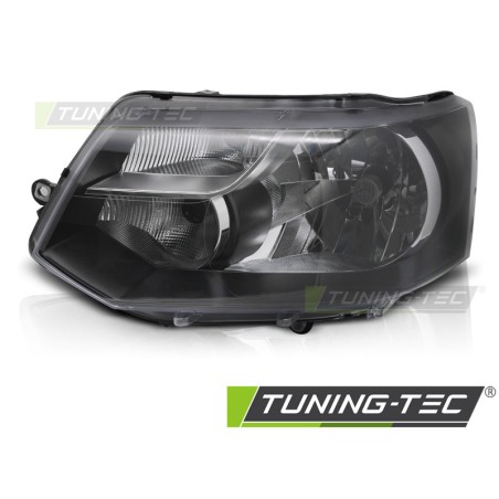 HEADLIGHT BLACK LEFT SIDE TYC fits VW T5 10-15