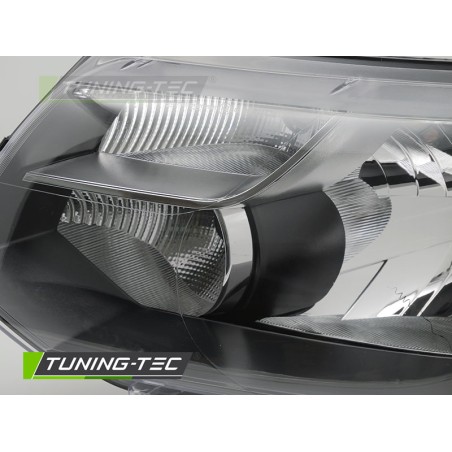 HEADLIGHT BLACK LEFT SIDE TYC fits VW T5 10-15