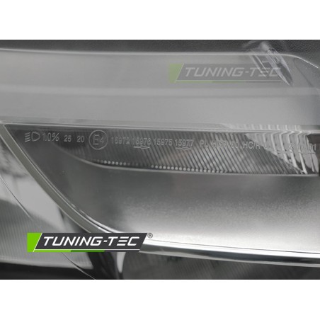 HEADLIGHT BLACK LEFT SIDE TYC fits VW T5 10-15