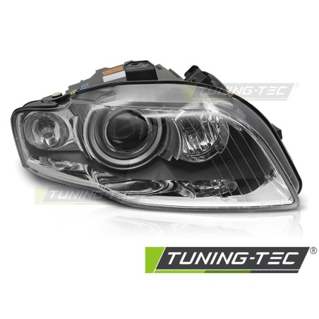 XENON HEADLIGHT CHROME RIGHT SIDE TYC fits AUDI  A4 B7 04-08