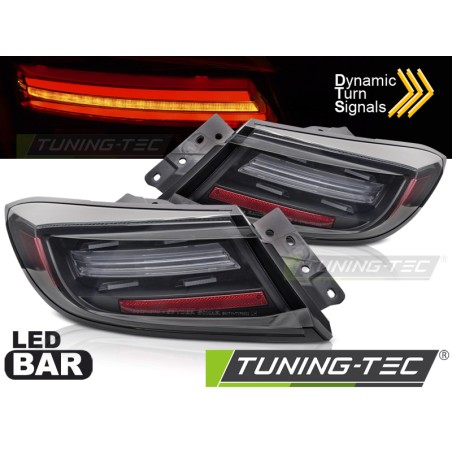 LED BAR TAIL LIGHTS BLACK SEQ fits TOYOTA GR86 21-