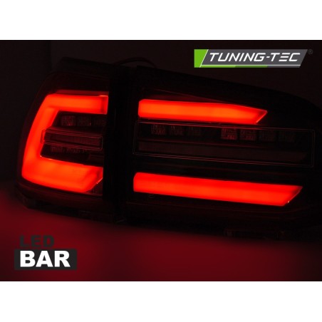 LED TAIL LIGHTS BLACK W/REDSEQ fits VW GOLF 7 17-19 SW