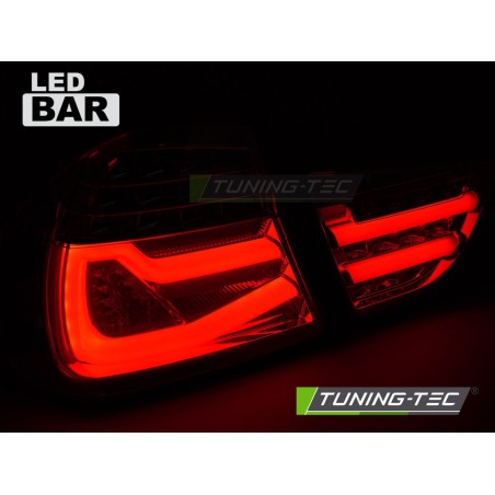 LED BAR TAIL LIGHTS RED WHITE SEQ fits BMW E90 09-11