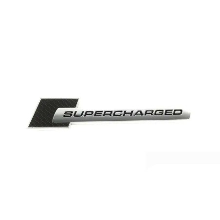 Emblème "Supercharged" pour Audi A6 / S6 - Accessoire de Tuning Original