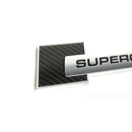 Emblème "Supercharged" pour Audi A6 / S6 - Accessoire de Tuning Original