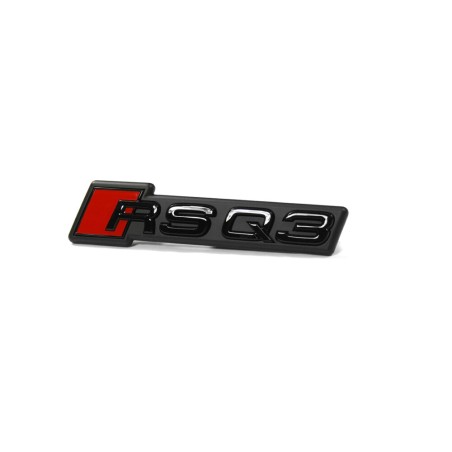 Emblème de Calandre Audi RSQ3 (F3) Édition Noire Logo Noir