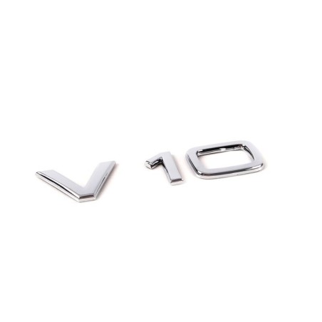 Emblème Original Audi V10 Chromé pour A6 S6 A8 S8 R8 Tuning