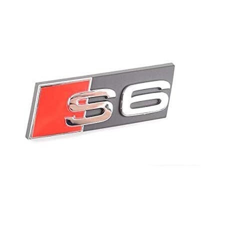 Emblème Chromé Audi S6 pour Calandre - Logo Tuning Extérieur