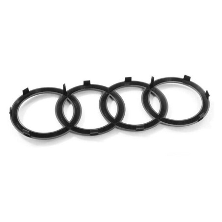 Emblème Audi Original Calandre Anneaux Black Edition Logo Noir