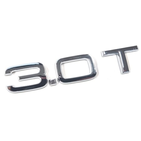 Emblème Audi Original 3.0T Lettres Logo Autocollant Chromé 4F0853743P2ZZ