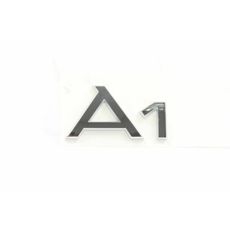 Emblème Original Audi A1 Logo Autocollant Désignation Modèle Chromé Brillant 8X08537412ZZ