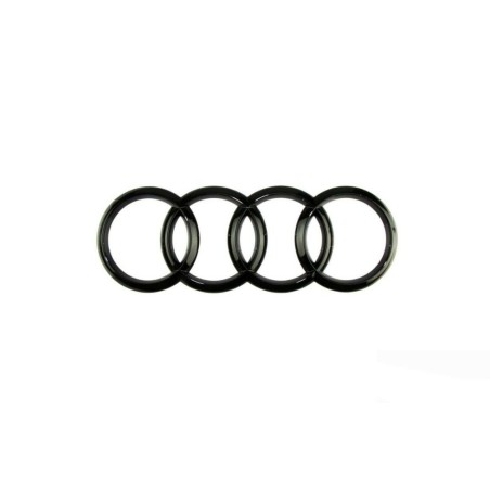 Emblème Original Audi Anneaux A3 (8V) Limousine Logo Autocollant Édition Noire Brillant