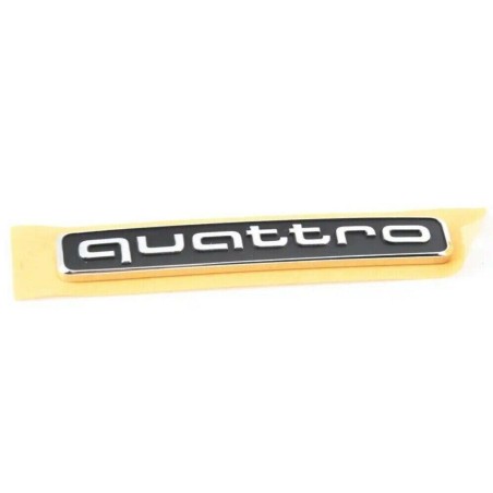 Emblème Chromé Original Audi Quattro pour Hayon 4M08537372ZZ