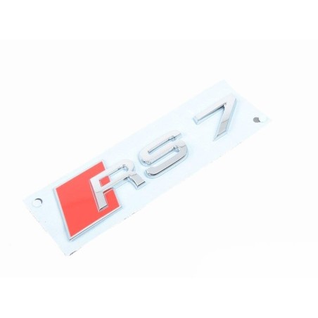 Emblème Logo Audi RS7 Rouge Chromé Brillant 4G88537402ZZ