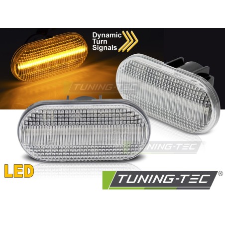 SIDE DIRECTION WHITE LED SEQ fits RENAULT CLIO II / TWINGO II / SCENIC / KANGOO