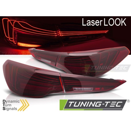 Feux arrière LED rouges séquentiels look laser pour BMW G22 G23 20-