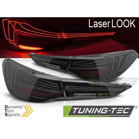 Feux arrière LED fumés séquentiels look laser pour BMW G22 G23 20-