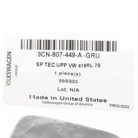 NOUVEAU OEM Volkswagen 2021-2023 Atlas Cache Œil de Remorquage 3CN-807-449-A-GRU