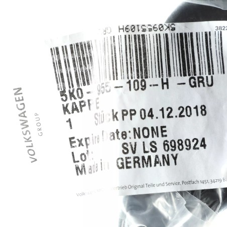 Nouveau capuchon OEM Volkswagen 5K0-955-109-H-GRU