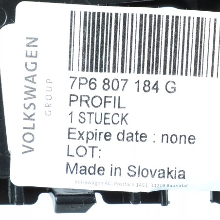 Nouveau support de guidage droit OEM Volkswagen Touareg 2015-2017 7P6-807-184-G