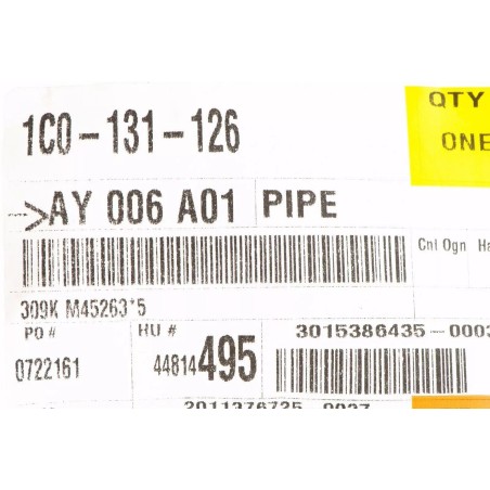 Durite d'air secondaire de la pompe à la boîte à air pour VW Volkswagen Beetle 1.8 98-05 OEM NEUF