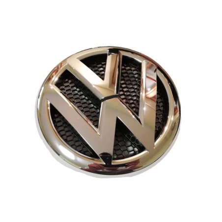 Emblème Avant Amarok VW pour Calandre - Logo Chromé Noir