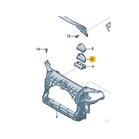 Composant d'admission d'air pour filtre 1.4 TDI VW AUDI SEAT SKODA