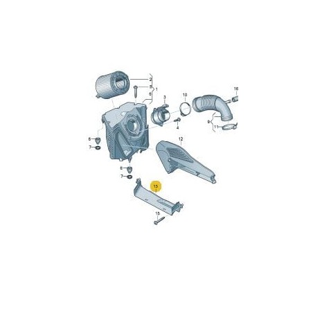 Conduit d'admission d'air AUDI A4 A5 1.4 2.0 3.0 TSI 2.0 3.0 TDI