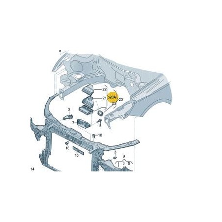 Ensemble de conduits d'admission d'air 1.4 TDI 3 cylindres VW AUDI SEAT SKODA