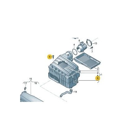Vis de boîtier de filtre à air VW AUDI SEAT SKODA