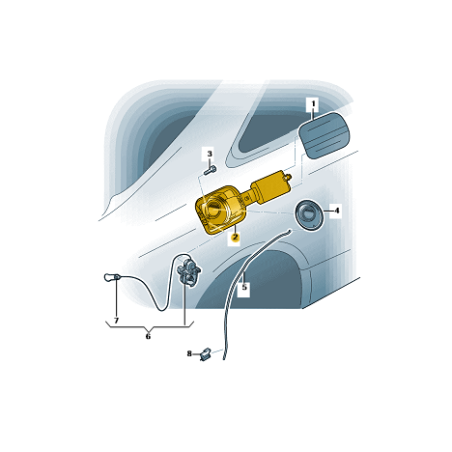 Insert de remplissage de carburant sans clapet Audi A5 Coupé 2008-24.11.2011