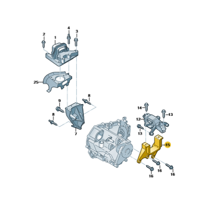 Support de montage de boîte de vitesses 1.4 TDI VW AUDI SEAT SKODA