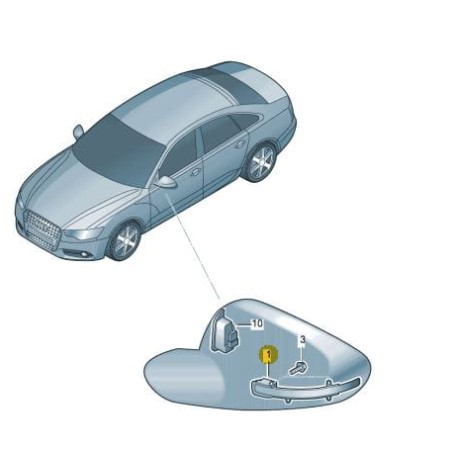 Feu clignotant Audi A6 C7 2011-2018