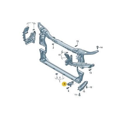 Support inférieur de radiateur Audi Q5 FY 2017-