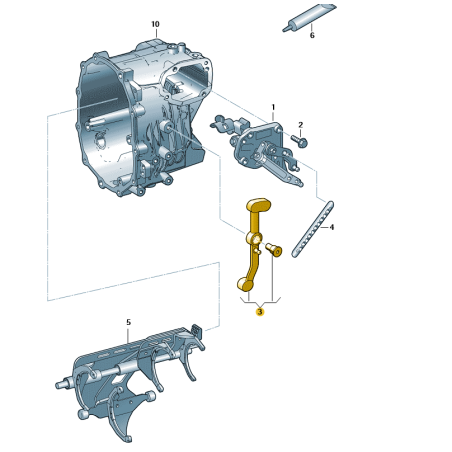 Poids d'équilibrage de boîte de vitesses VW Crafter 2006-2016