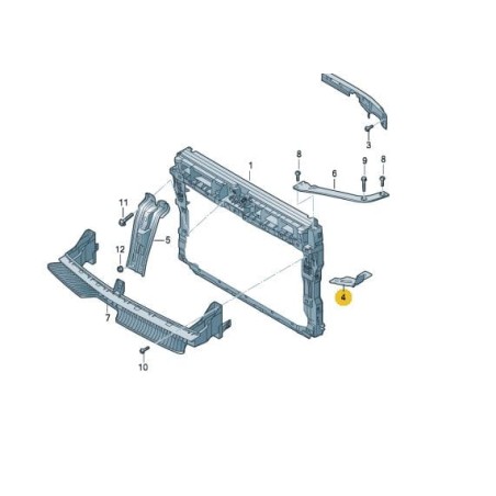 Support de montage de phare VW Caddy V Tiguan Allspace Tarraco