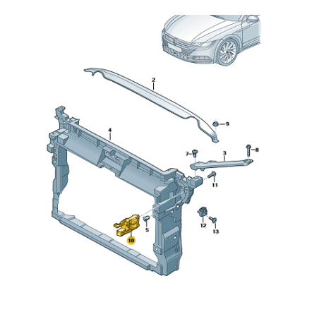 Support de grille de radiateur VW Arteon