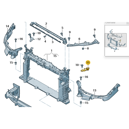 Support de montage de phare SEAT ARONA