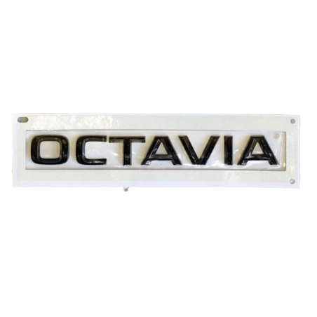 Inscription emblème arrière OCTAVIA noir SKODA Octavia IV 2020-