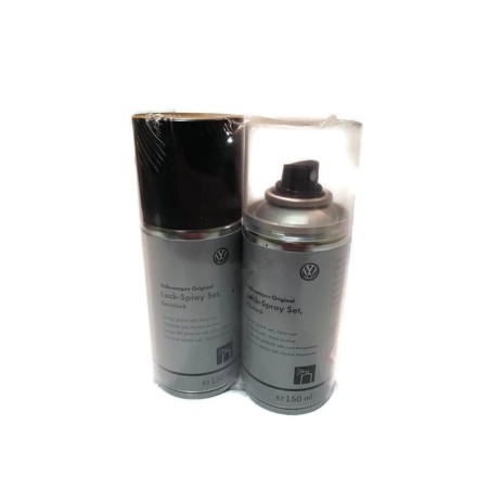 Peinture en spray et vernis transparent base LC8Z noir anthracite perleffect