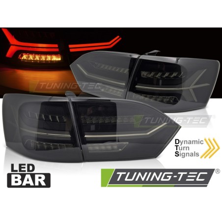 LED BAR TAIL LIGHTS SMOKE fits VW JETTA VI 11-18