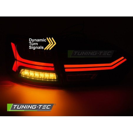 LED BAR TAIL LIGHTS SMOKE fits VW JETTA VI 11-18