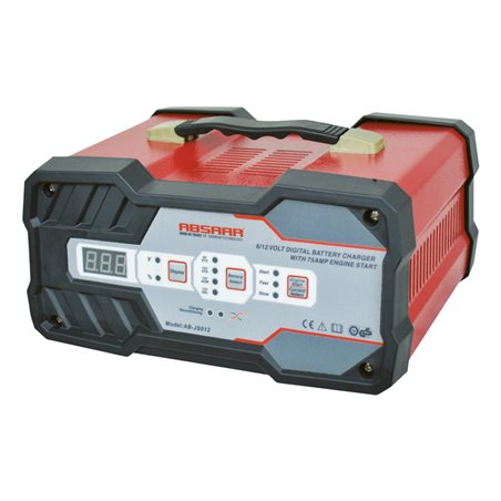 Absaar AB-JS012 Chargeur de Batterie & Démarreur 6V/12V 12A